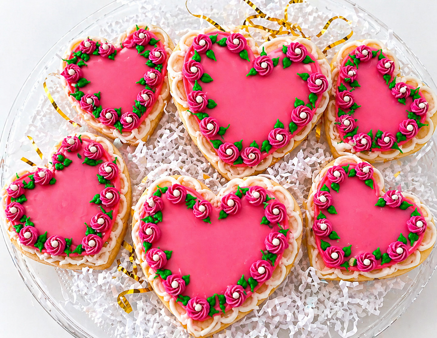 Rose garden Cookies (Pack Of 3)