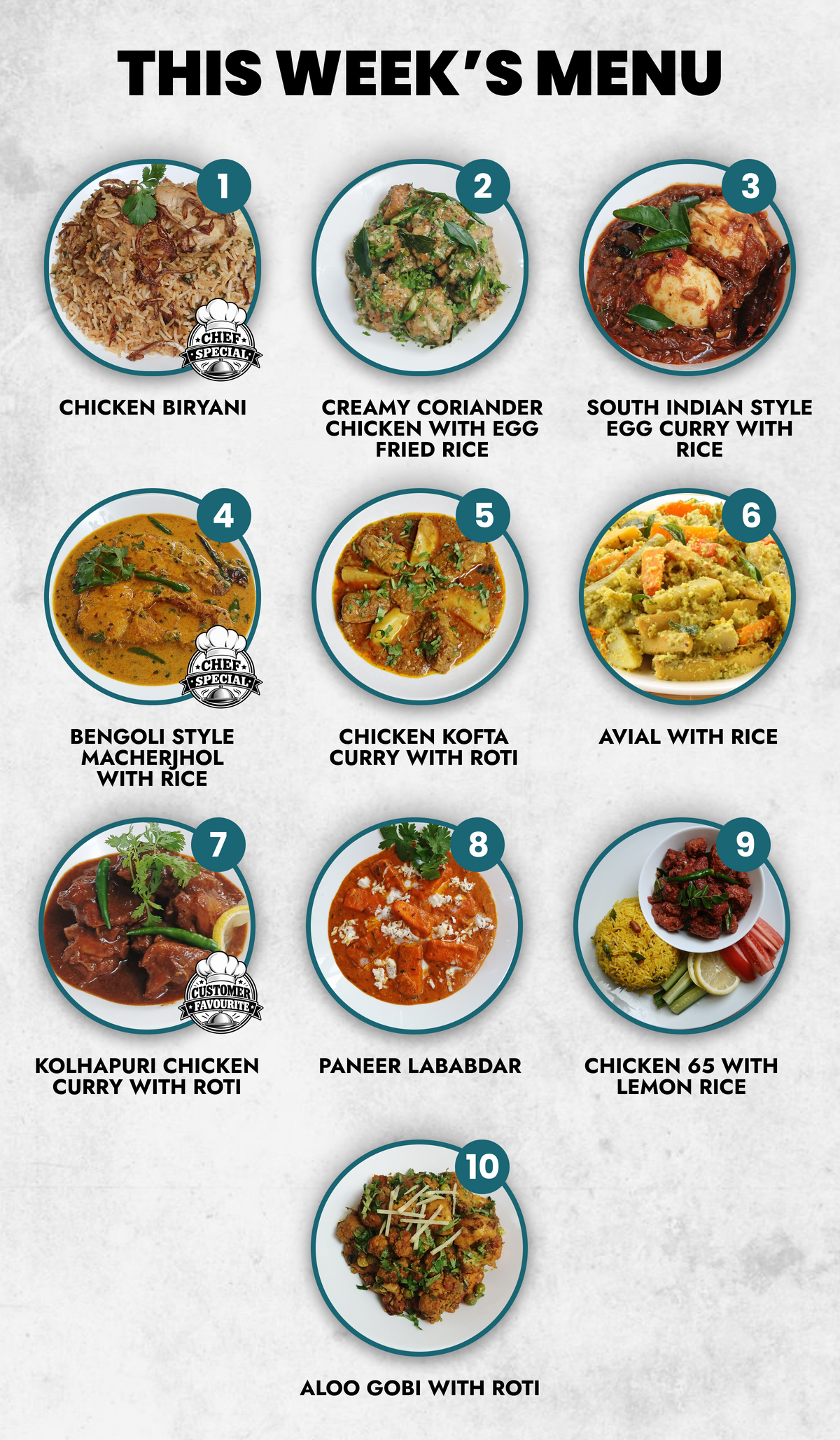 EXCLUSIVE 5 (+1 FREE) MEAL PLAN